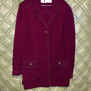 St. John knit two piece suit.
